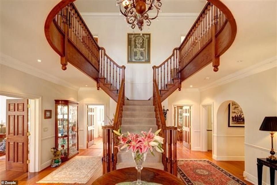 The two banker's homes amount to much of their wealth, but the majority of their assets is said to be concealed in a network of offshore companies (pictured, Mr Fetisov's Surrey mansion)