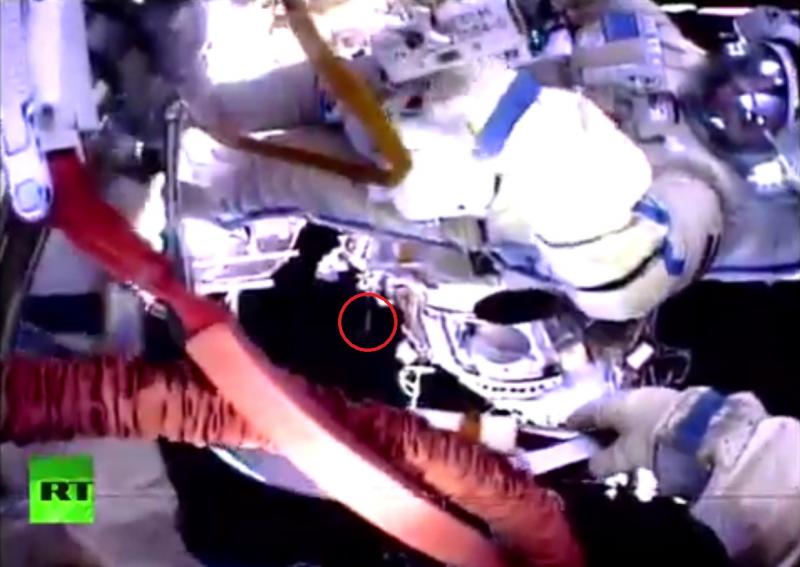 Рис. 5. Вытянутый и вращающийся объект на отметке 1:34:52.