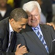 Тед Кеннеди твёрдо поддержал Обаму. Фото: Abaca