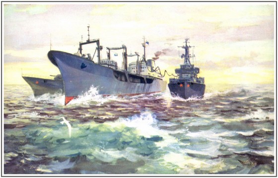 художник А.И. Бабановский Танкер &laquo;Борис Чиликин&raquo;